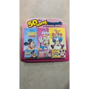 Vintage Unopened Disney 50 Song Fun‎ Pk 3 Complete Albums W/ Lyric Books, 1990s